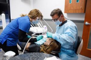 A Patient Undergoing Tooth Extraction Procedure | Emergency Dental Center | Aegis Dental Group or Angola Dental Center